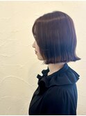 顔周りレイヤーボブ/外ハネ