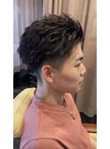 スパイキーオールバック