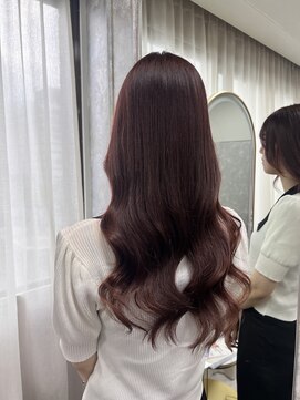 ガルボヘアー 名古屋栄店(garbo hair) #レッド#レッドブラウン#ワンカラー#10代#20代