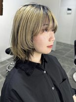 ビューナゴヤ 名駅(VIEW NAGOYA)&nbsp;前髪カタログ/イメチェンスタイル／ウェーブパーマ/こなれミディ