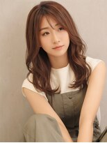 インデックスヘアー 亀戸店&nbsp;透明感♪髪質改善カラー小顔艶感ロングミルクティーベージュ