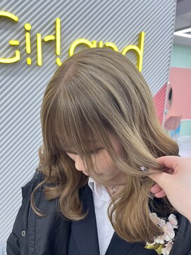 ガーランド(Girland) 【KYOKA】ミルクティー ベージュカラー