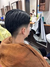 バーバーズ にじの森店 七三スタイル