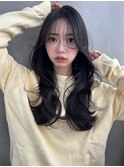 フェミニンロング/似合わせカット/メルティカラー/2wayバング1