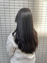 ラクヘアー 明大前(rakhair)&nbsp;うるつやストレート×ワンカールデジタルパーマ/レイヤーカット