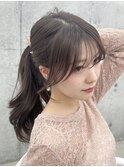 ☆ポニーテールしても可愛いお顔周りカット☆