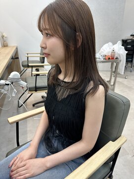 カイノ イオンモール橿原店(KAINO) 顔まわりレイヤーナチュラルストレート