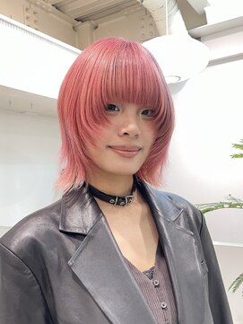 ミーム 原宿 表参道(meme) ◎ブロンドハイトーンカラーデザインカラーアンブレラカラー金髪