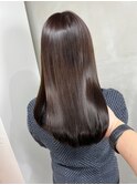 髪質改善＊ロングレイヤーグレーベージュ＊美髪【Zina船橋】