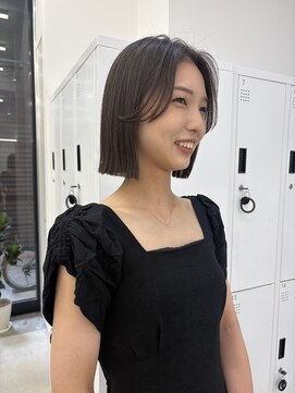 サンド 大阪梅田(sand) @eri_sand_ 奥行きショート/ハイライト/くびれヘア/大阪梅田