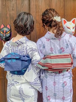 夢京都 高台寺店の写真/【京都/高台寺】本格ヘアセット3500円♪早朝7時～受付可◎カジュアルなアレンジもプロにお任せ/デート/観光