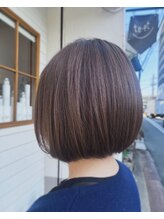 ヘアデザイン テト(hair design te et) グラデーションミニボブ☆