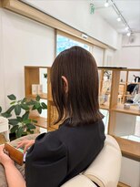 ファボ(favo.)&nbsp;ぱつんとした外ハネラインで大人可愛く。