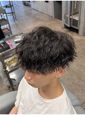 MEN’S HAIR/波巻ツイストスパイラル/フェザーパーマ/本町ｙ