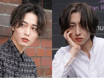 ラピステン 福岡天神 大名店(Lapis)の写真/【ウルフ～ショートまで幅広く】カラーカットで旬なトレンドを♪【学割U24/ダブルカラー/メンズカット】