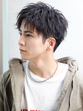 リップス 表参道店(LIPPS) ハーフアップショート【ツーブロック刈り上げ】