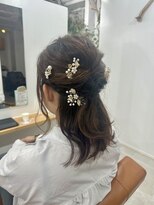 シーバイトリコ 市川(SEA by tricot)&nbsp;ハーフアップスタイル