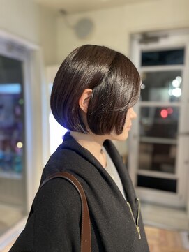 フラミンゴバイカーニバル 江古田(Flamingo by carnival) ココアブラウン/赤み消し/ブリーチなしダブルカラー/江古田