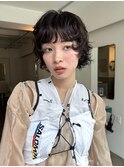 ボブパーマショートパーマ顔まわりレイヤー