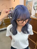 エルム 府中(yelm) ブルーラベンダー/ブリーチ2回【タダハナカ】