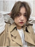 パーマ風ハンサムショート