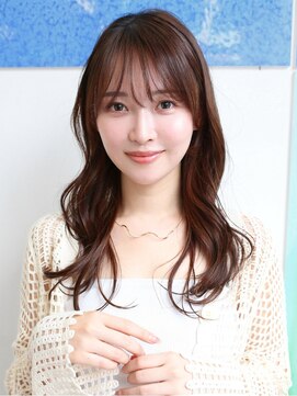 アイビー 吉祥寺(aivee) 大人可愛いロングレイヤーカット／シースルーバング／艶ウェーブ