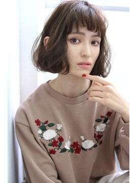 ロゼ 石橋(Rose) 【Rose】無造作ウェーブ×グレージュボブ★