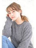 簡単ねじりルーズアレンジ