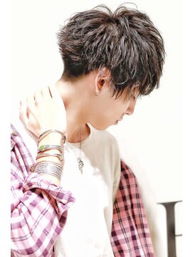 リップスヘアー 銀座(LIPPS hair) 【コンパクトにキマる】ブロックマッシュ