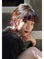 ティメレ 神戸三宮(Timere)&nbsp;ダブルバング×インナーカラー×ドレスヘア【Timere神戸三宮】