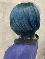 モダンメイド 四条烏丸(modern made)&nbsp;前髪 アンブレラカラー こなれミディ イメチェン ウェーブパーマ