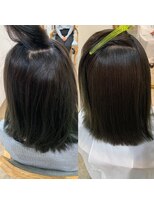 アンフィユヌキャトル(AnFye une Qatll)&nbsp;[AnFye une Qatll」カット＋ジュエリーシステム＋縮毛矯正