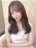 大人かわいい２０代３０代４０代ひし形小顔セミディ