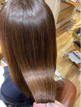 ヘアーサロンコモレビ(hair salon komorebi)の写真/最新水素カラーで理想の髪質へ”髪質改善”☆カラーのダメージを抑えるから繰り返しカラーをされる方にも◎