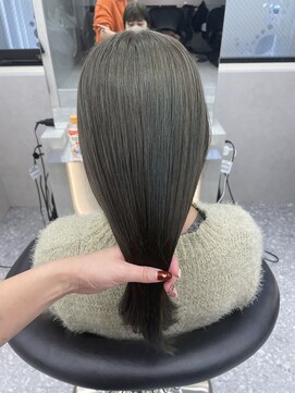 ロンド マーレ 天神大名店(Lond mare) ロングヘア/グレージュカラー/ココアベージュ/黒髪カタログ