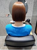 【札幌円山 ストレート/縮毛矯正/切りっぱなしボブ/ミニボブ】