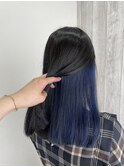 インナーカラー×ブルー【CIEL×maki】