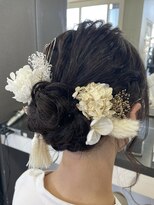 フレンズ 平岡店(friend's) 札幌平岡　成人式前撮り　ヘアセット　五十嵐美穂