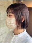 ショートカットショートボブベージュカラーグレージュカラー