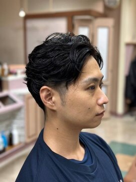 アポロカットステージ 相模大野店 アップバング/ツーブロックマッシュ<理容室>[メンズ/相模大野]