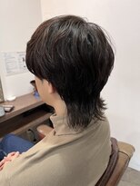 ヘアラボ シロ(Hair lab.Shiro) MEN'S HAIR/ウルフ/ニュアンスパーマ/アッシュブラック