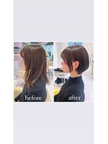 モナバイルーブル(MONA by Louvre)&nbsp;【MONA】ショートボブ/丸みショート/イメチェン/小顔ヘア