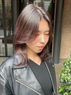 ジアン バイ ミルボン 西宮ガーデンズプラス(GIEN by milbon) 韓国系暗髪×顔まわり長めバングス