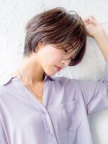 髪質改善◎ショートボブ+縮毛矯正+透明感シアカラー[原宿]