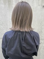 ハローバイシー 仙台(Hello by Sea)&nbsp;切りっぱなしボブ×ニュアンスカラー外ハネボブ[仙台]韓国ボブ