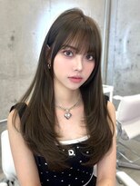 アリュウル 表参道 青山(Allure)&nbsp;オリーブベージュ×レイヤーカット◯ 【KAKO】