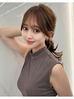 コア 銀座(COA) 小顔レイヤー 前髪顔周り 髪質改善縮毛