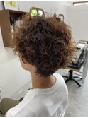マッシュショートパーマ