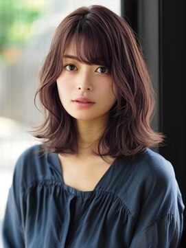 アルトリスト(Altruist Aging×HAIR&SPA) ★ダークアッシュ大人ガーリーボブ着物ミディアムレイヤーカット