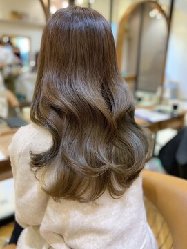 ロンドジェネルーズ 柏(Lond generous) 韓国柏顔周り縮毛矯正髪質改善レイヤー前髪カット韓国風ヘアボブ